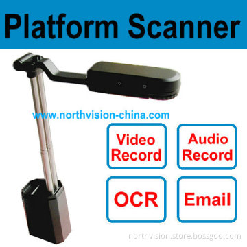A4 Size Document Scanner, High Speed, Ocr, Video Recorder, Audio Recorder, A4\A5\A6\A7, USB2.